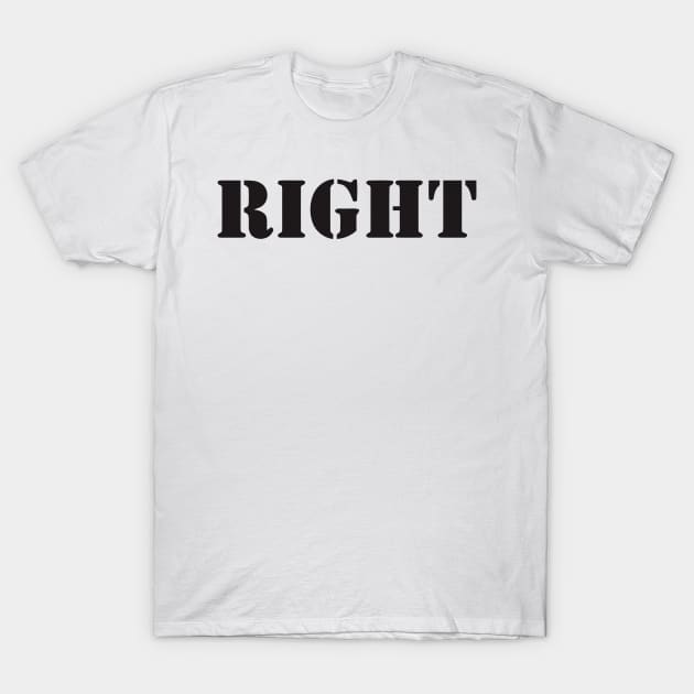 RIGHT T-Shirt by mabelas